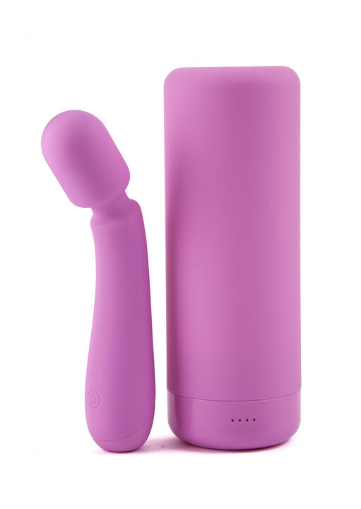 Moregasm+ Pleasure Unplugged Vibrating Massage Wand with Charging Case image number 2.0