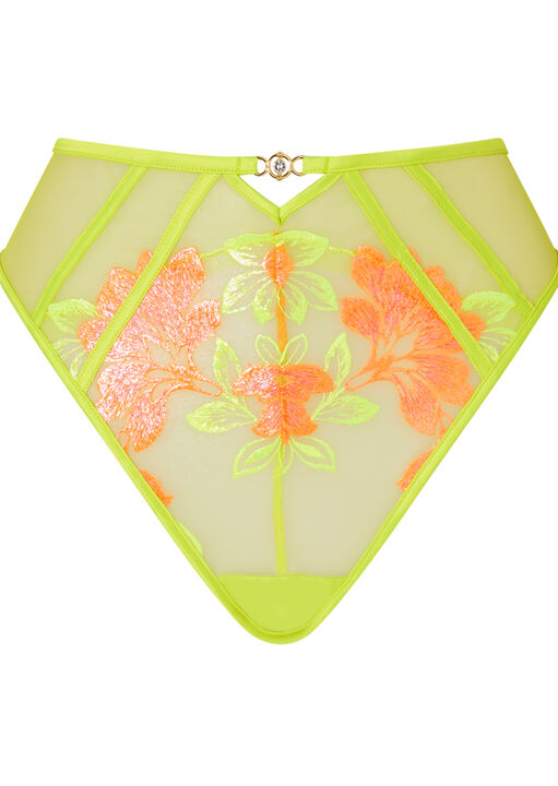 Paradise Glow High Waisted Brazilian Knickers image number 4.0