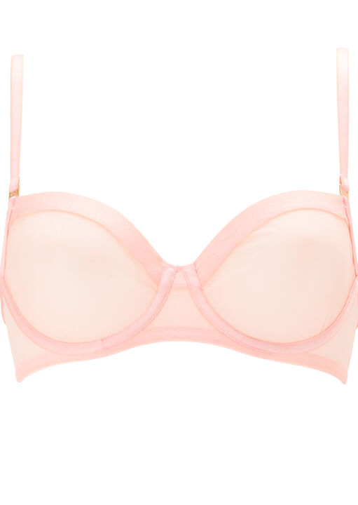 Zadie Non Pad Balcony Bra image number 5.0