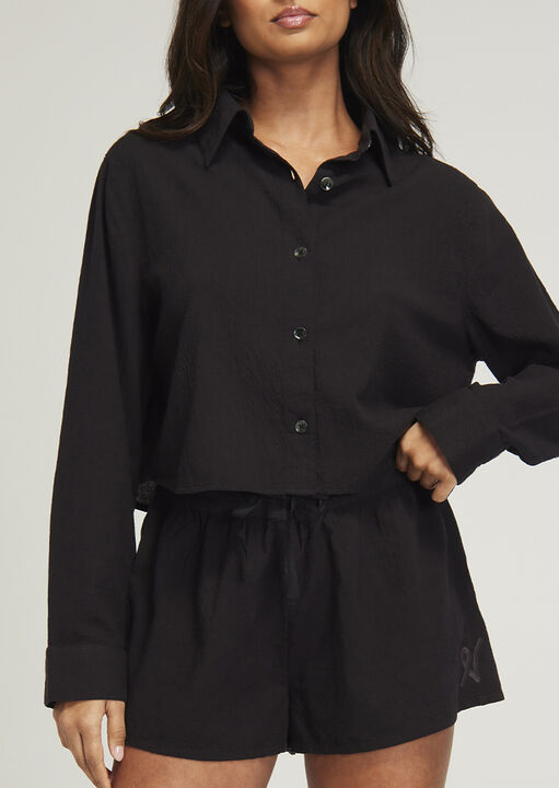 Sleep Cropped Shirt image number 1.0