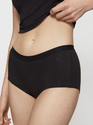Smart Natural Boyshort - Black