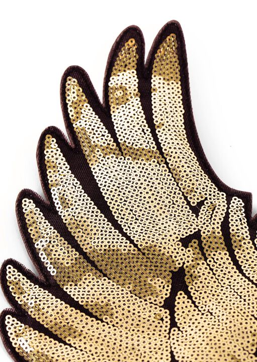 Gold Sequin Wing image number 1.0