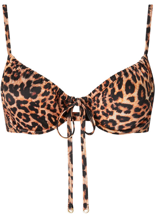 Collections Print Wired Bikini Top  image number 5.0