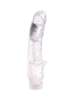 5 Inch Crystal Glitter Waterproof Jelly Vibrator
