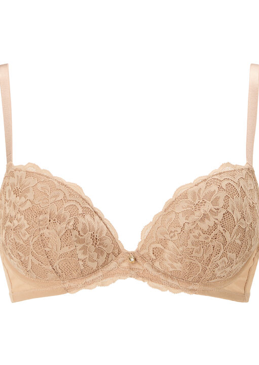 Sexy Lace Padded Plunge Bra image number 5.0