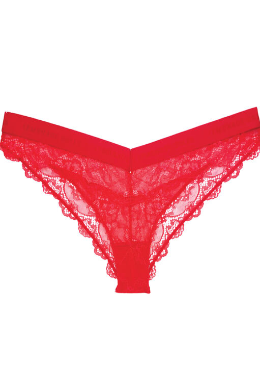 Picot Lace V-Brazilian image number 3.0