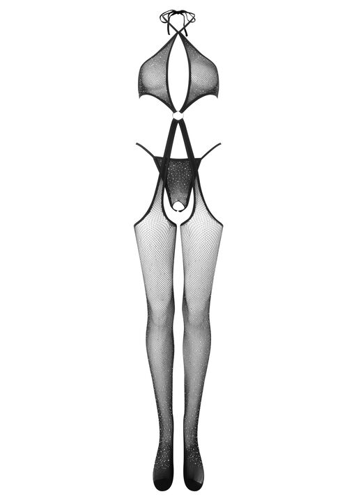 Up All Night Crotchless Bodystocking Set image number 5.0