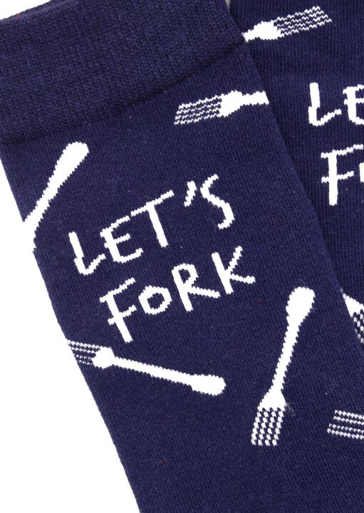 Lets Fork Men's Socks image number 2.0