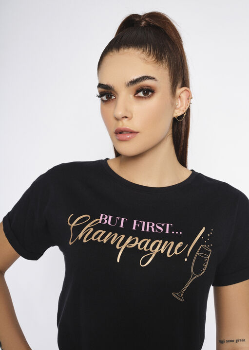 Champagne Tee Cami Set image number 2.0