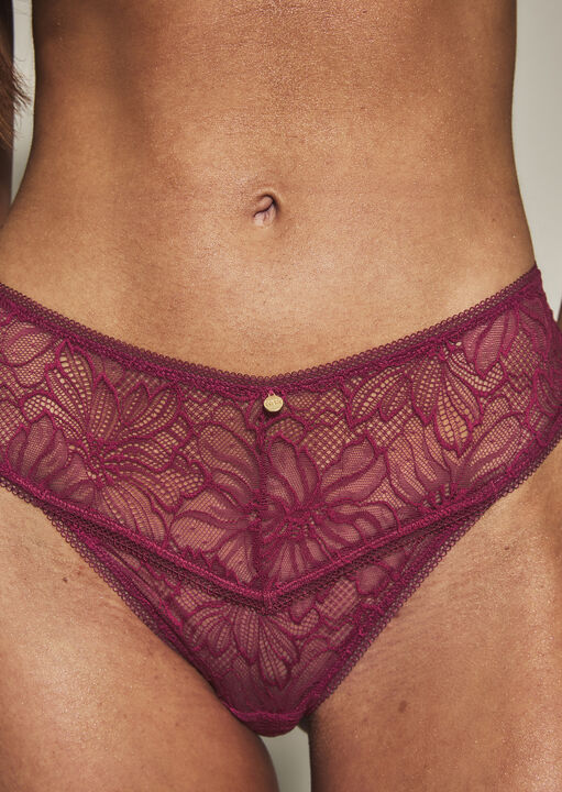Knickerbox Alice Lace High Waisted Thong image number 3.0
