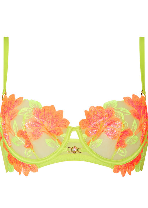 Paradise Glow Non Padded Balcony Bra image number 5.0