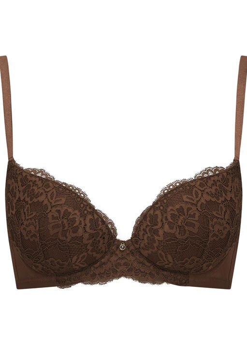 Sexy Lace Planet Padded Plunge Bra image number 6.0