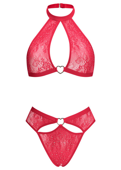 Heartthrob Crotchless Set image number 6.0