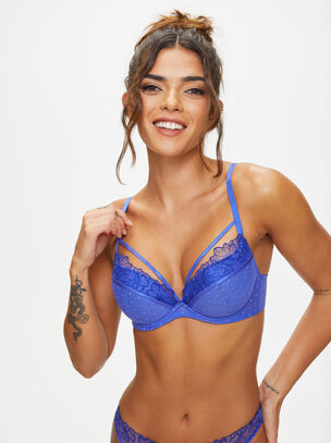 The Untroubled Padded Plunge Bra