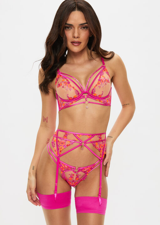 Tropical Tease Suspender Belt image number 4.0