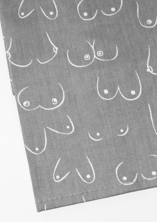 Boob Print Tea Towel image number 2.0
