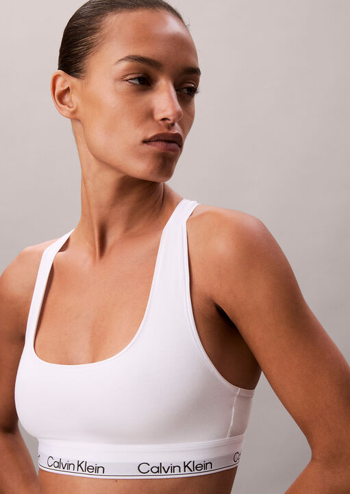 Icon Cotton Modal Unlined Bralette image number 3.0