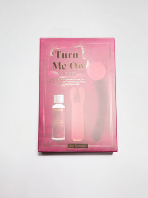 Turn Me On Dual Stimulation Silicone 2 Piece Couples Gift Set