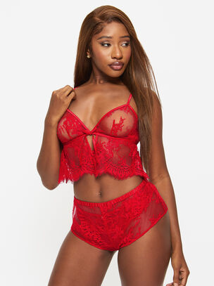 Availing All Over Lace Cami Set