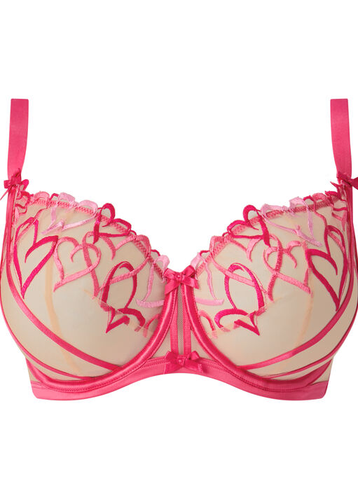 Love Struck Non Padded Balcony Bra image number 10.0