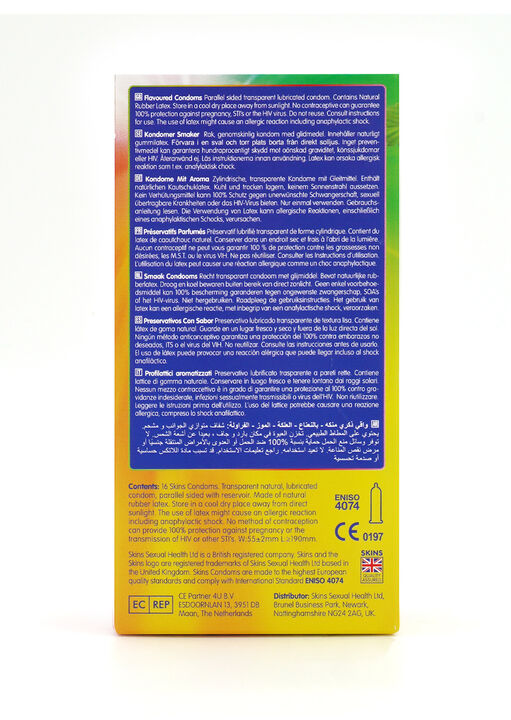 Skins Condoms Flavours 16 Pack image number 7.0