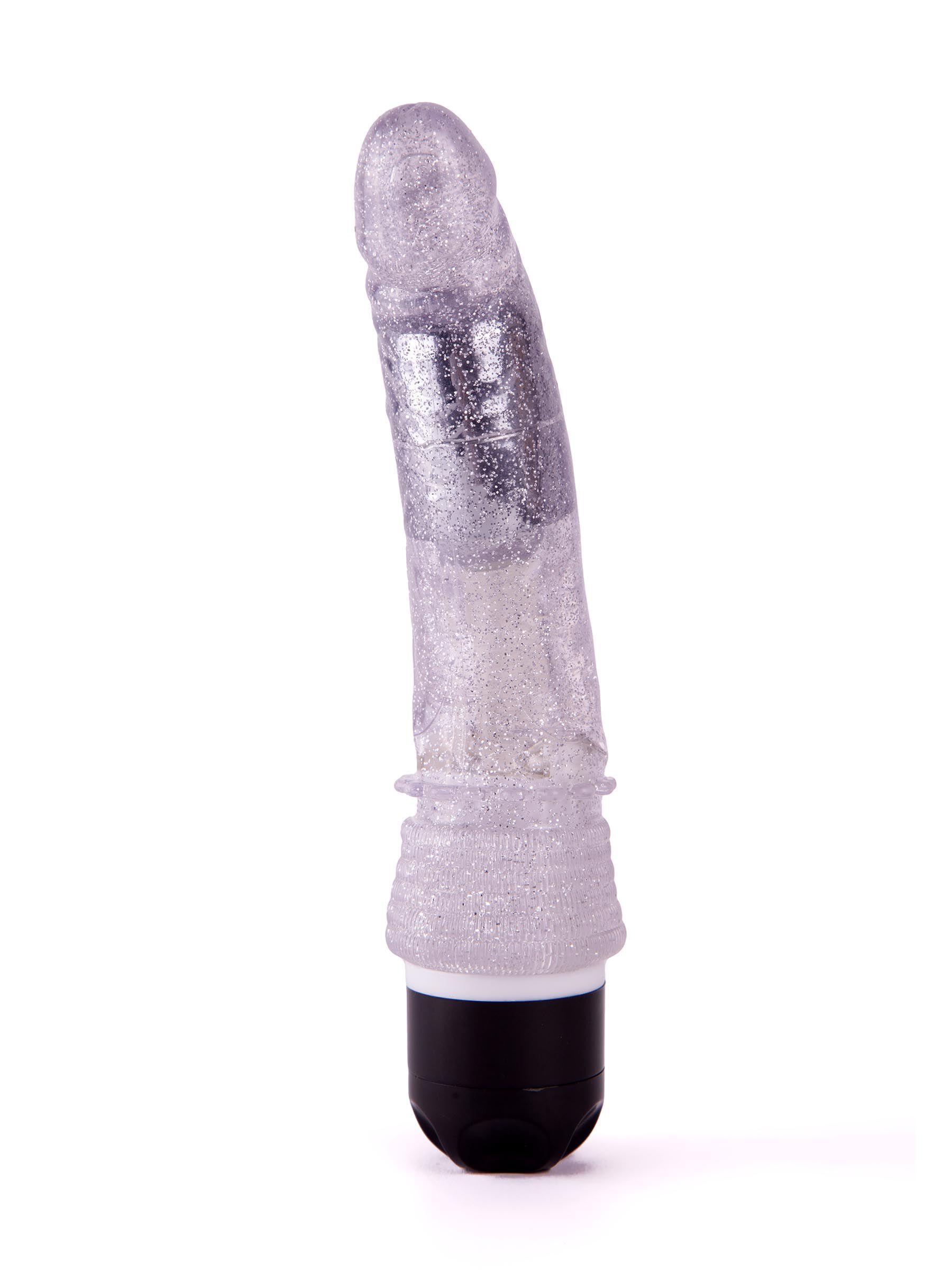 jelly vibrating dildo 6 Inch Sparkling Jelly Silicone Dildo
