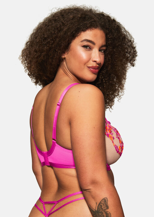 Tropical Tease Non Padded Fuller Bust Plunge Bra image number 2.0