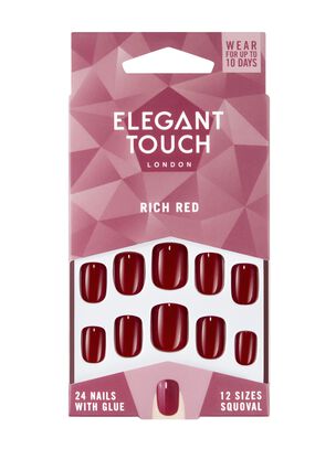 Elegant Touch Nails - Rich Red