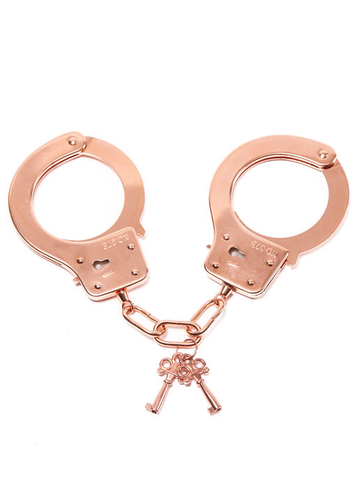 Signature Rose Gold Metal Handcuffs image number 1.0