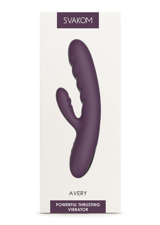 Svakom Avery Powerful Thrusting Rabbit Vibrator image number 9.0