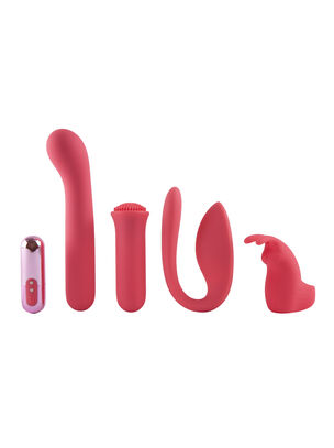 Self Love Bullet Vibrator & Attachments 5 Piece Set