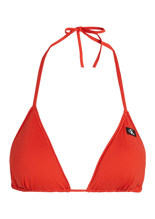 Monogram Triangle Bikini Top image number 4.0