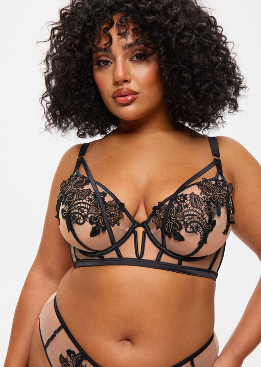 Enticement Non Padded Plunge Bra image number 2.0