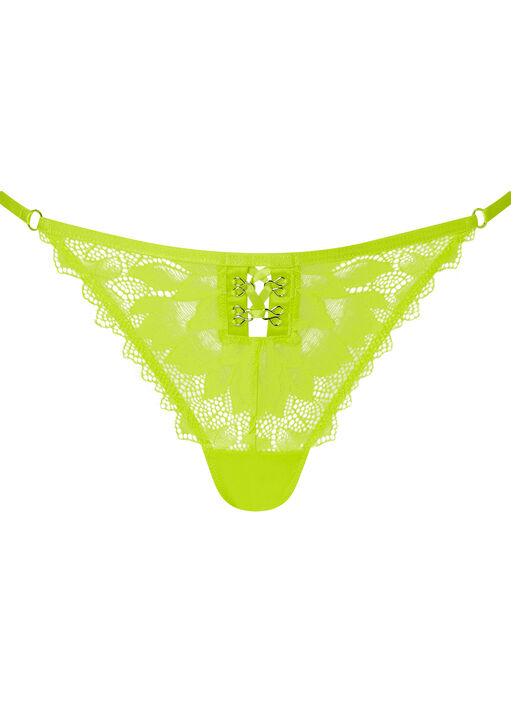 Neon Crush Lace G-String image number 4.0