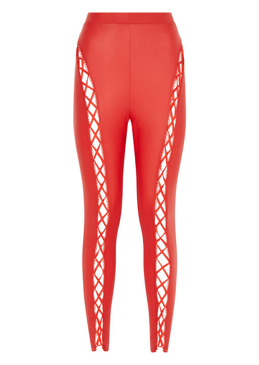 The Front Lace Up Leggings image number 2.0