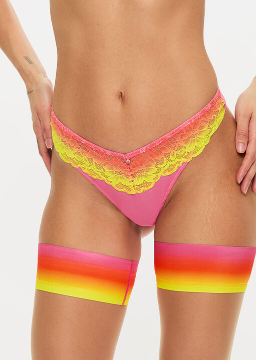 Sexy Lace Ombre Thong image number 0.0