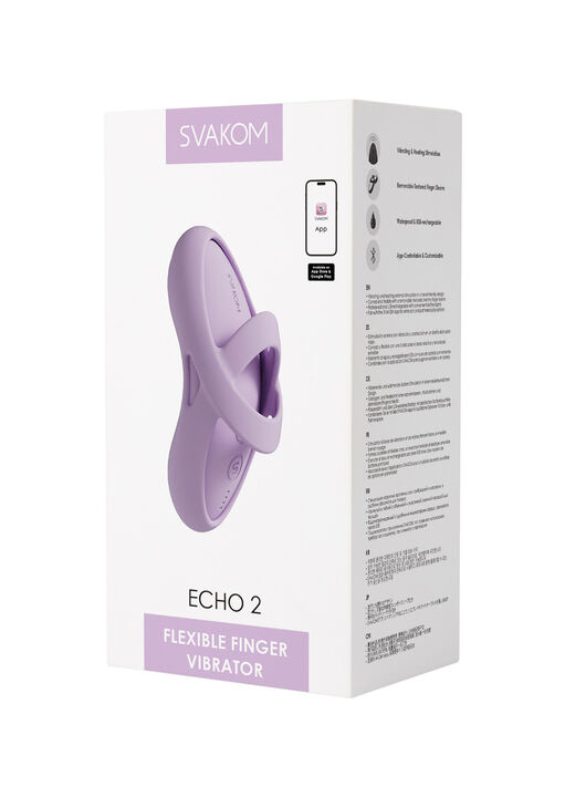 Svakom Echo 2 App-controlled Flexible Heated Finger Vibrator image number 7.0