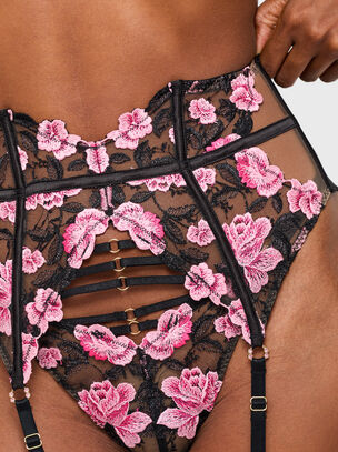 Everlasting Love Lace Waspie Suspender
