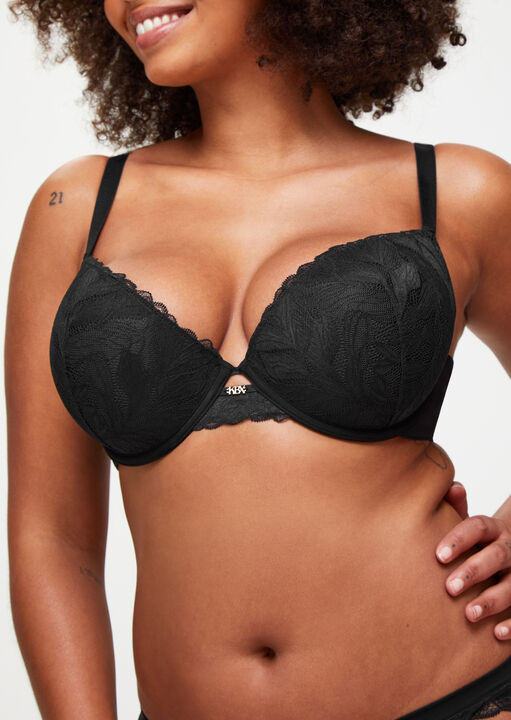 Harper Padded Plunge Bra image number 4.0