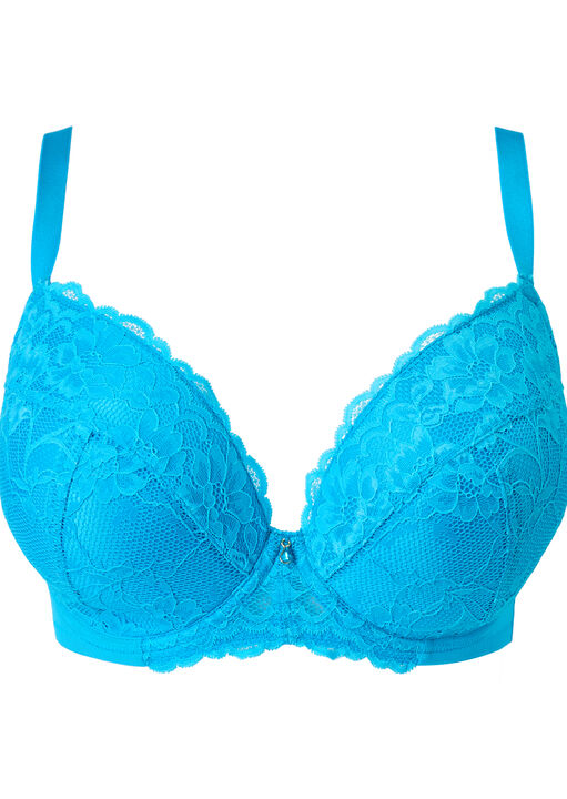 Sexy Lace Padded Plunge Bra image number 10.0