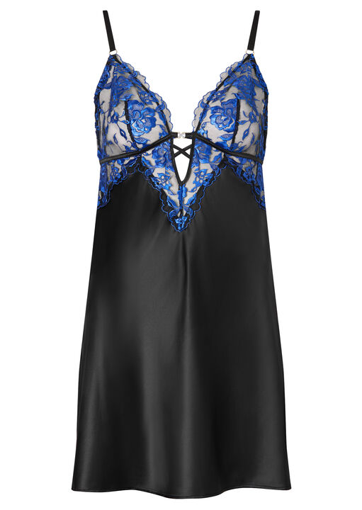 Endless Attraction Satin Chemise Lingerie image number 5.0