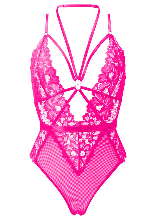 Confession Lace Crotchless Lingerie Body image number 6.0