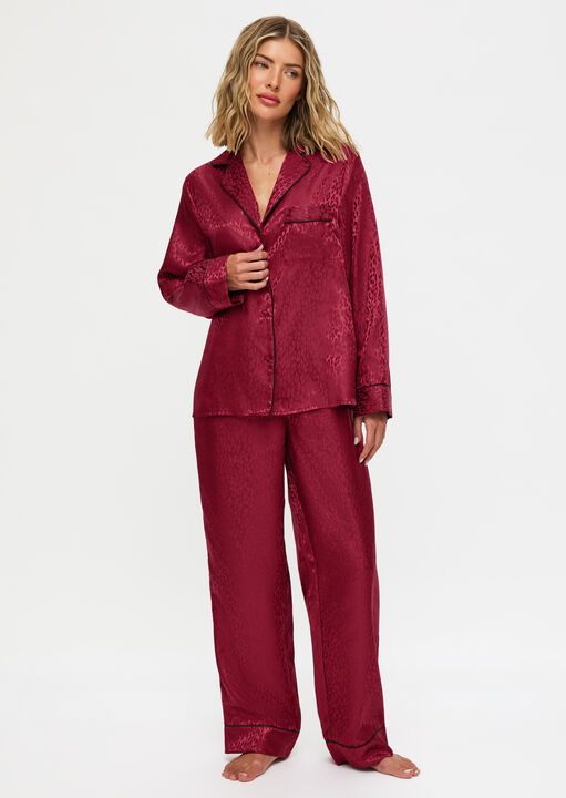 Signature Satin Long Pyjama Set image number 0.0