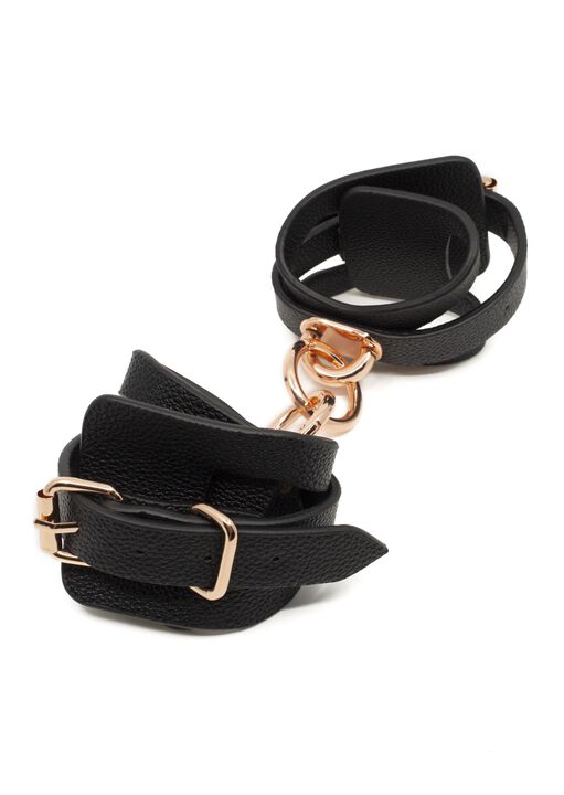 Signature Faux Leather Buckle Handcuffs image number 1.0