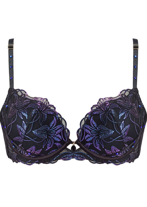 Twilight Tryst Padded Plunge Bra image number 4.0