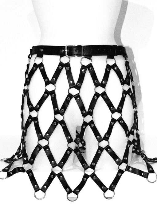 Caged Harness Skirt image number 2.0