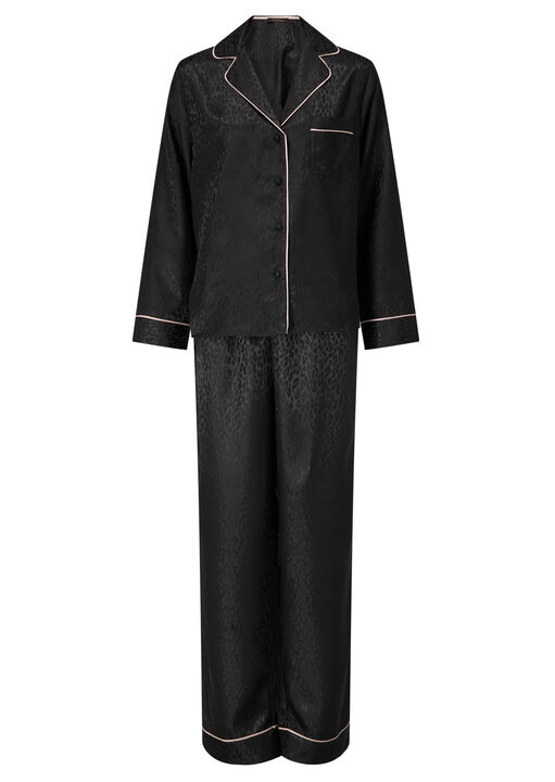 Signature Satin Long Pyjama Set image number 5.0