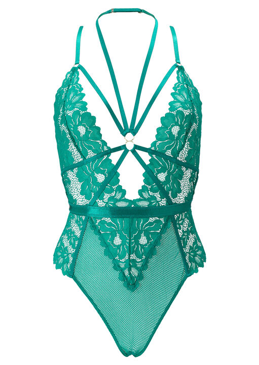 Confession Lace Crotchless Lingerie Body image number 5.0