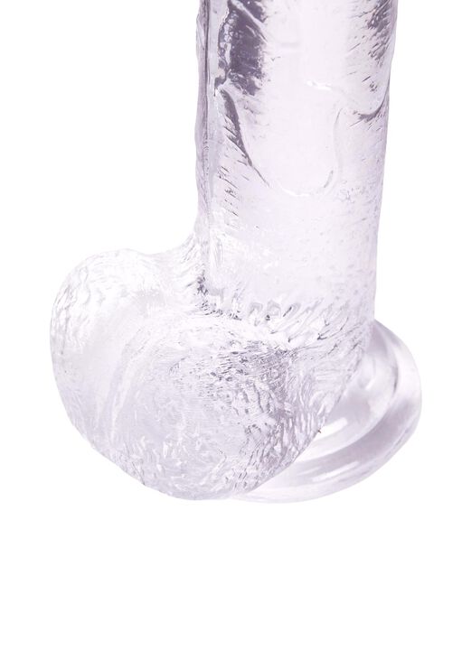 6 Inch Realistic Jelly Dildo with Suction Cup Base image number 3.0