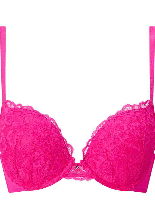 Sexy Lace Padded Boost Plunge Bra image number 5.0